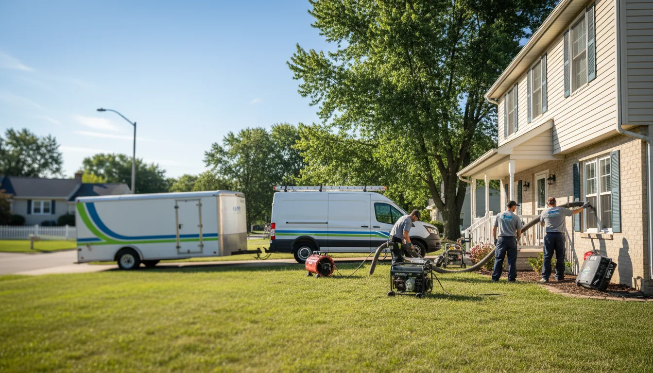 Flooded Basement Restoration And Cleanup With Repair in Eaton Rapids, MI near me